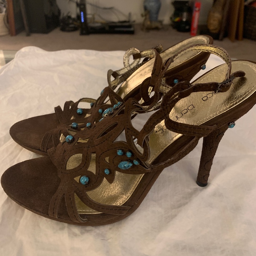 Jessica Bennett Suede Heels